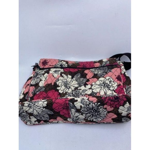 vera bradley messenger redpink fabric cross body b - Picture 4 of 10